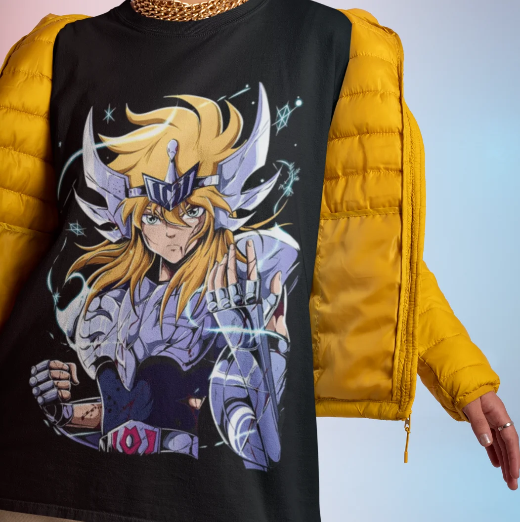 Cygnus Hyoga Shirt Dragon Shiryu Tshirt Saint Seiya T-Shirt Ikki Saori Shun Tee