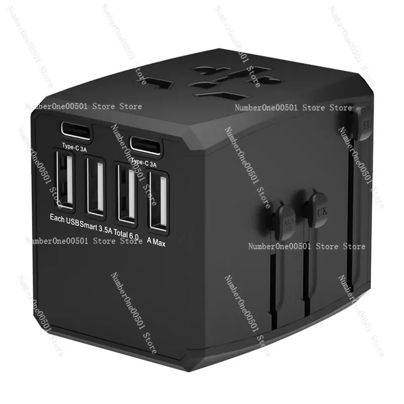 Multifunctional Travel Adapter Plug Converter GSM Conversion Plug American Standard European Standard Conversion Socket