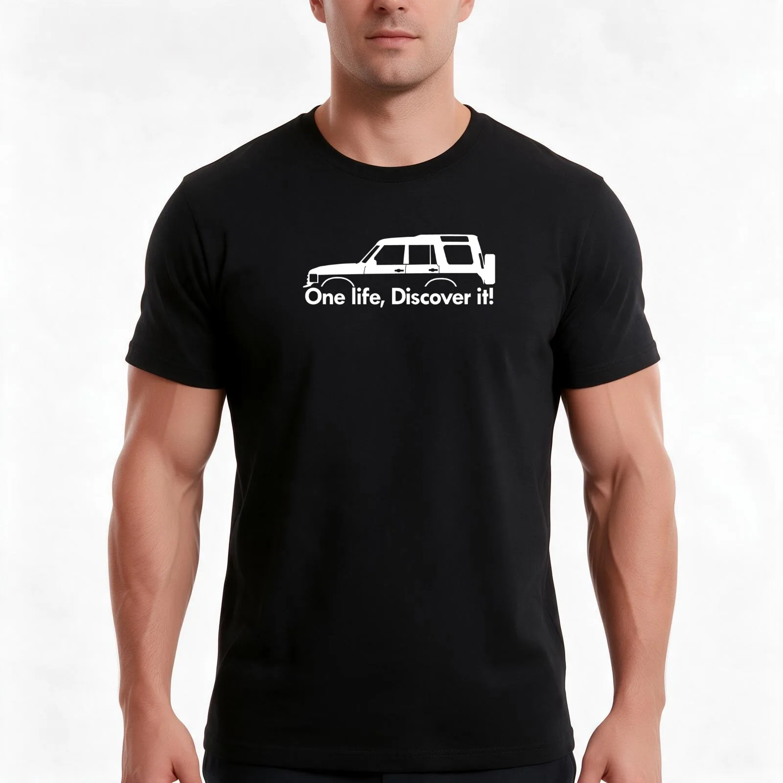 One life discover it! - Disco Landy series 1/2 classic T-Shirt Summer Casual Cotton Tee Oversized Streetwear Tops