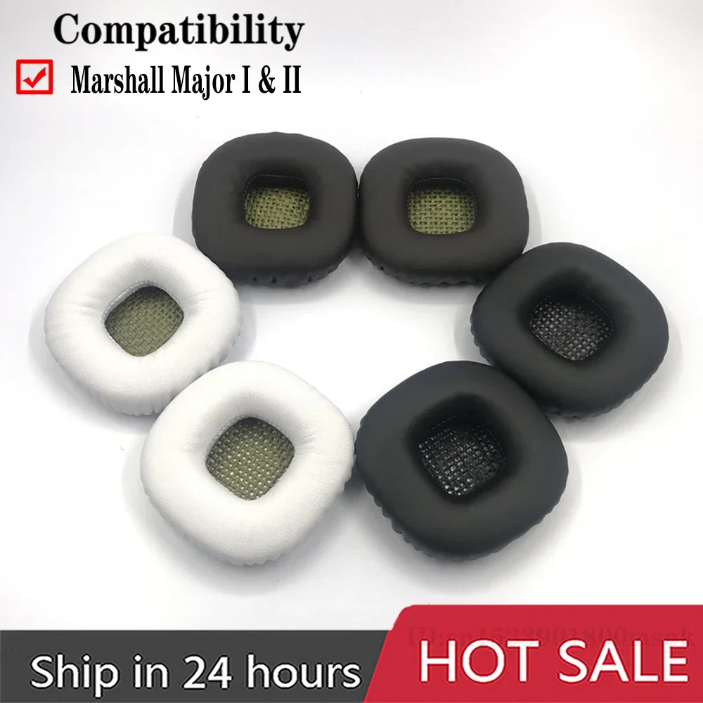 

Replacement High quality protein skin Ear Pads Cushions Suitable For Marshall Major I/II 1/2 Bluetooth Wireless/Wired Headphones