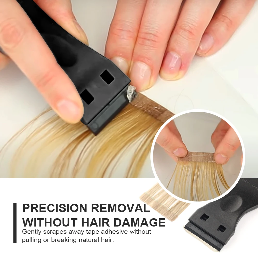 Lanshii Tape-In Hair Extension Remover Scraper – Replaceable Blades for Precise, Safe & Efficient Tape Removal