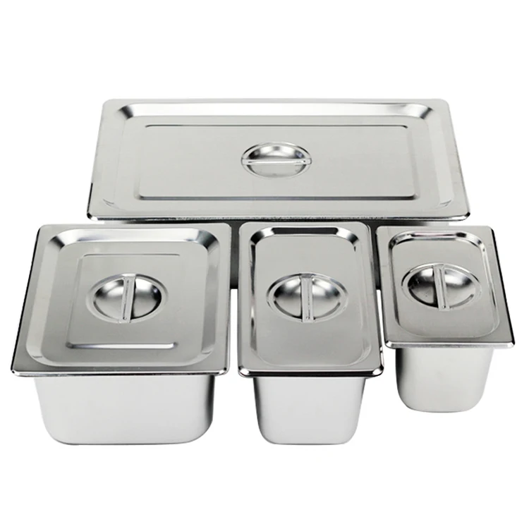 

Stainless Steel Table Pan Gastronorm Container Hotel Pan Food GN Pan