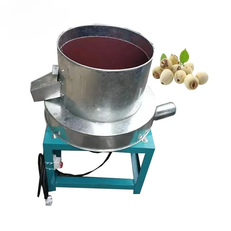 Small portable dried lotus seed processing and polishing machine for sale