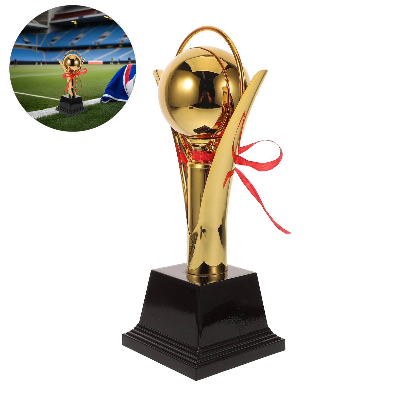 

Football Trophy Metal Soccer Award Cup For Sports Championship Golden Basketball Mvp Prize Trophy Keepsake