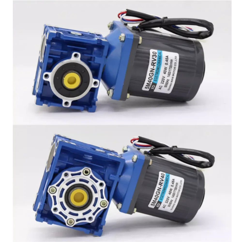 for  Speed Regulating Motor 220V 40W Single-phase Motor Low-speed Forward and Reverse Worm Gear Deceleration Small Motor