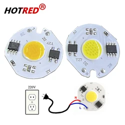 10pcs LED COB Chip light 9W 7W 5W 3W 220V 230V 240V Input Smart IC Driver Fit For DIY Cold Warm White LED Spotlight Floodlight