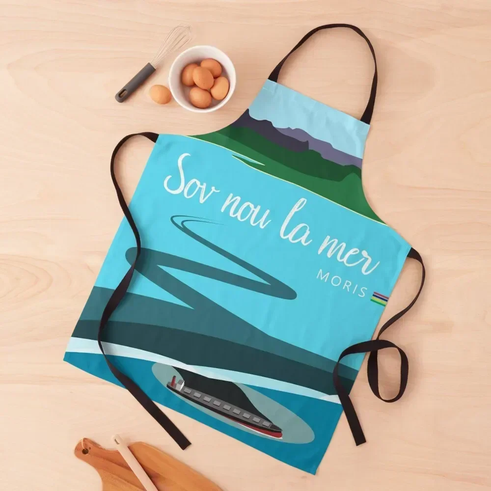 

Sov nou la mer Moris Apron cleanings Customizable carpenter Kitchen accessories Apron