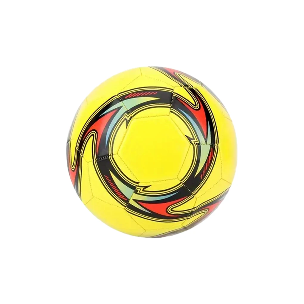 Machine-stitched Football Ball Adults Soccer Balls Waterproof Size 5 Outdoor Training Sports Accessories  Yellow