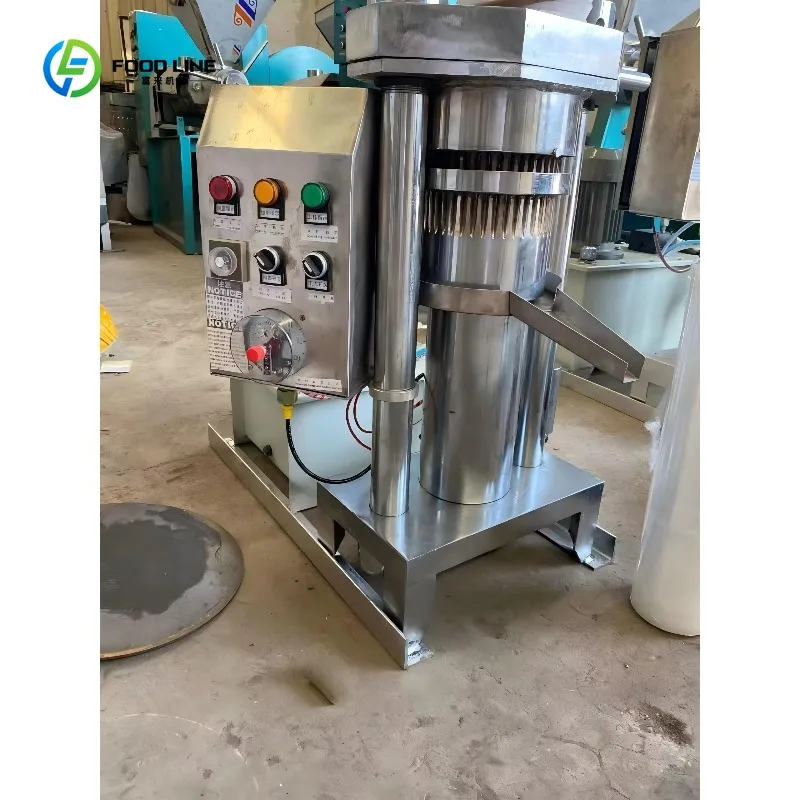 Automatic Hydraulic Cold Oil Press Machine Industrial Avocado Press Machine Cold-Pressed Virgin Coconut Hazelnut Oil Extractor
