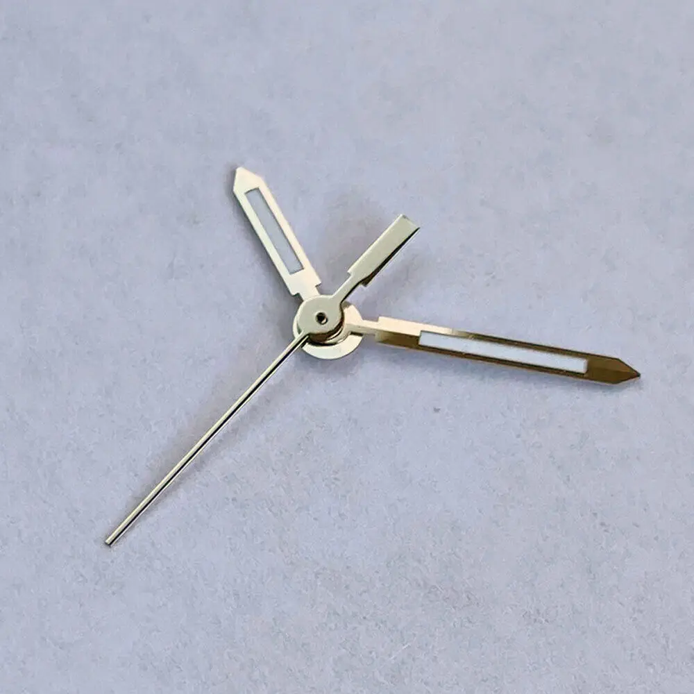 Светящиеся модифицированные стрелки часов, серебряные аксессуары, подходят для NH35 NH36 ETA2824 PT5000