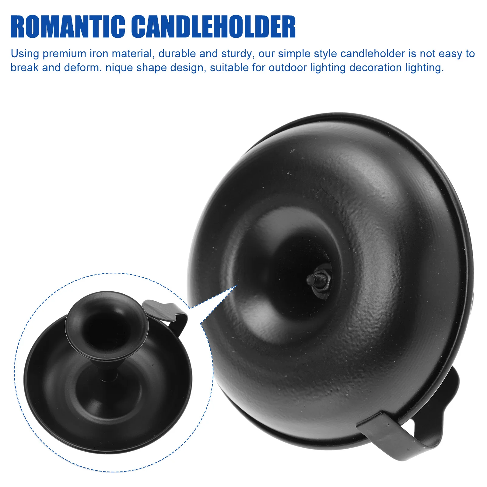 

Iron Creative Single Head Candleholder Romantic Modern Simple Decorative Candlestick Home Ornament Exquisite Modern Candlestick