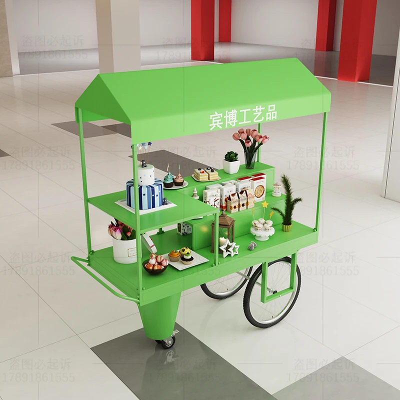 

Stall Trolley Shopping Mall Float Promotion Dining Car Activity Display Stand Supermarket Vending Car