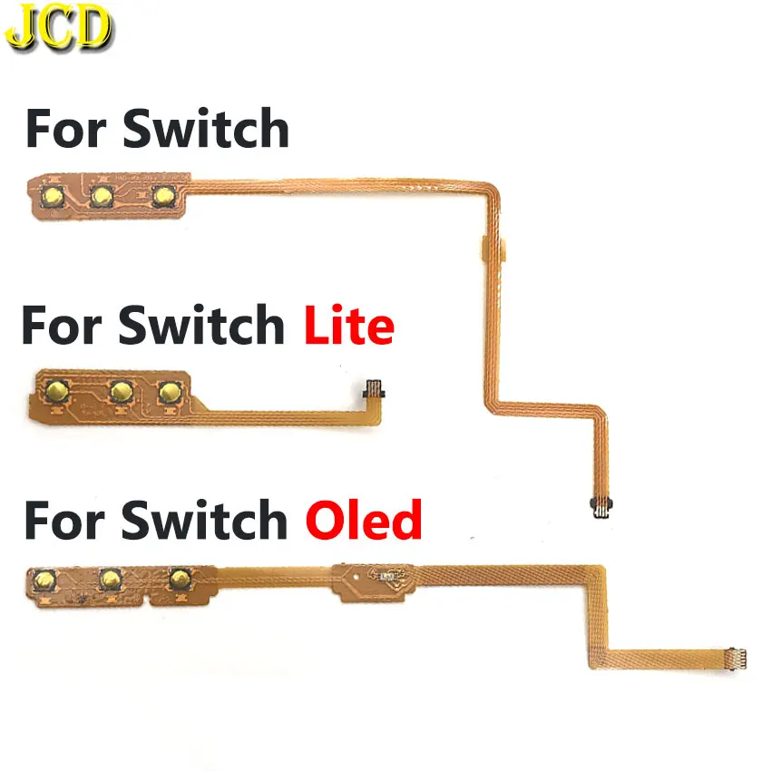 

JCD ON OFF Volume Button Control Mute Power Key Ribbon Flex Cable For Switch Lite NS OLED Repair Part