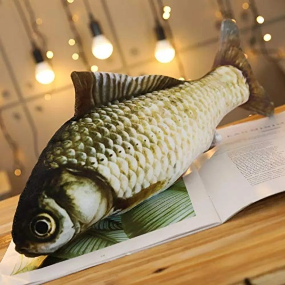 Stuffed Toy Simulation Design Fish Plush Toy 3D Giant Soft Material Toy Pillow Stuffed Animal Toy Home Decoration view 5
