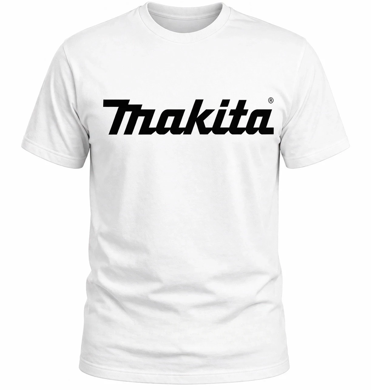 Makita T-Shirt Hombre Algodón Premium _ Camiseta Trabajo Durable Cómoda