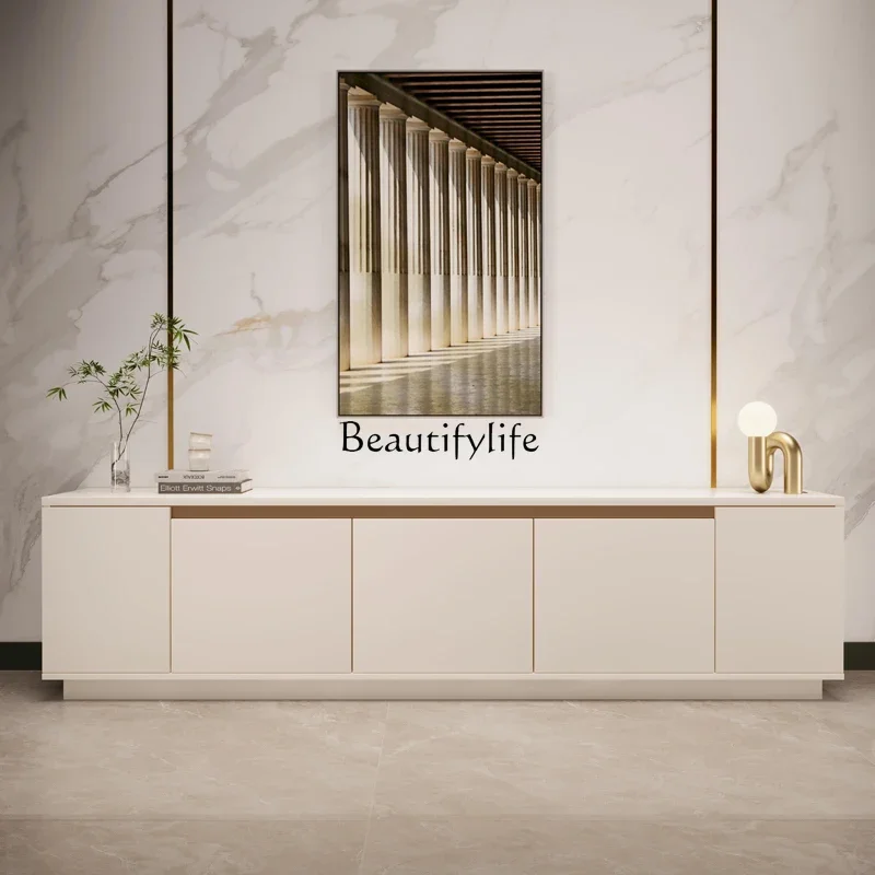 

ld 30 Solid wood floor TV cabinet modern light luxury high sense