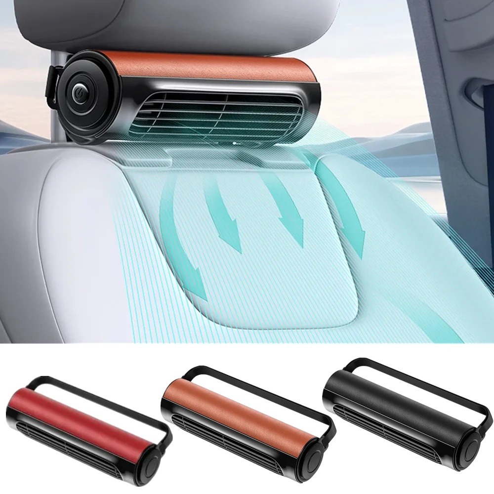 

3 Speeds Adjustable Car Seat Fan Car Backseat Cooling Electric Fan Low-noise USB Wind Fan Summer for Interior Car Cooling Fan