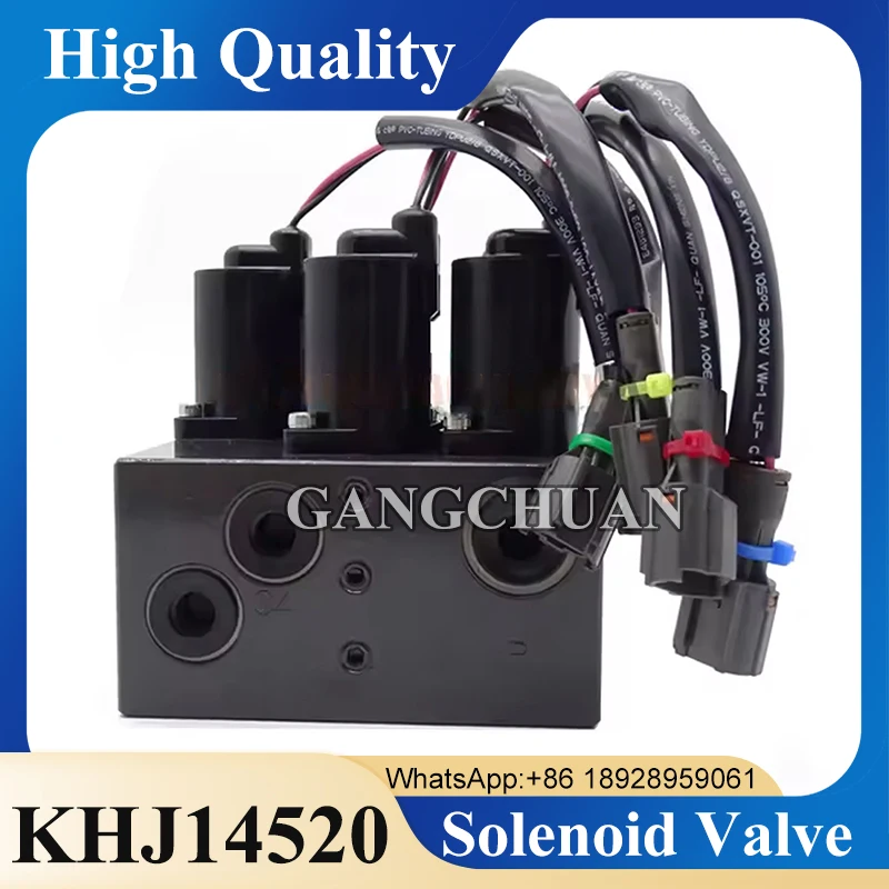 KHJ14520 Solenoid Valve Group for case CX210 SH210 A5 SH240-5 SH350-5 Excavator Parts