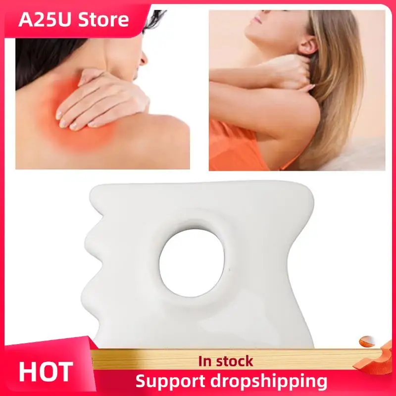 A25U แบบพกพา Gua Sha เครื่องมือนวด Facial Scraping Board กล้ามเนื้อบรรเทา Skin Care กําจัดริ้วรอยสําหรับไหล่