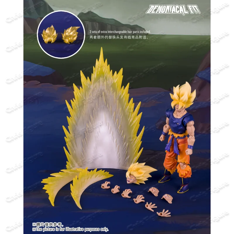 

[Fast Shipping] Demoniacal Fit Rage Awakening, Battle Loss Super Saiya Son Goku Movable Figure Model Toy Collection Gift