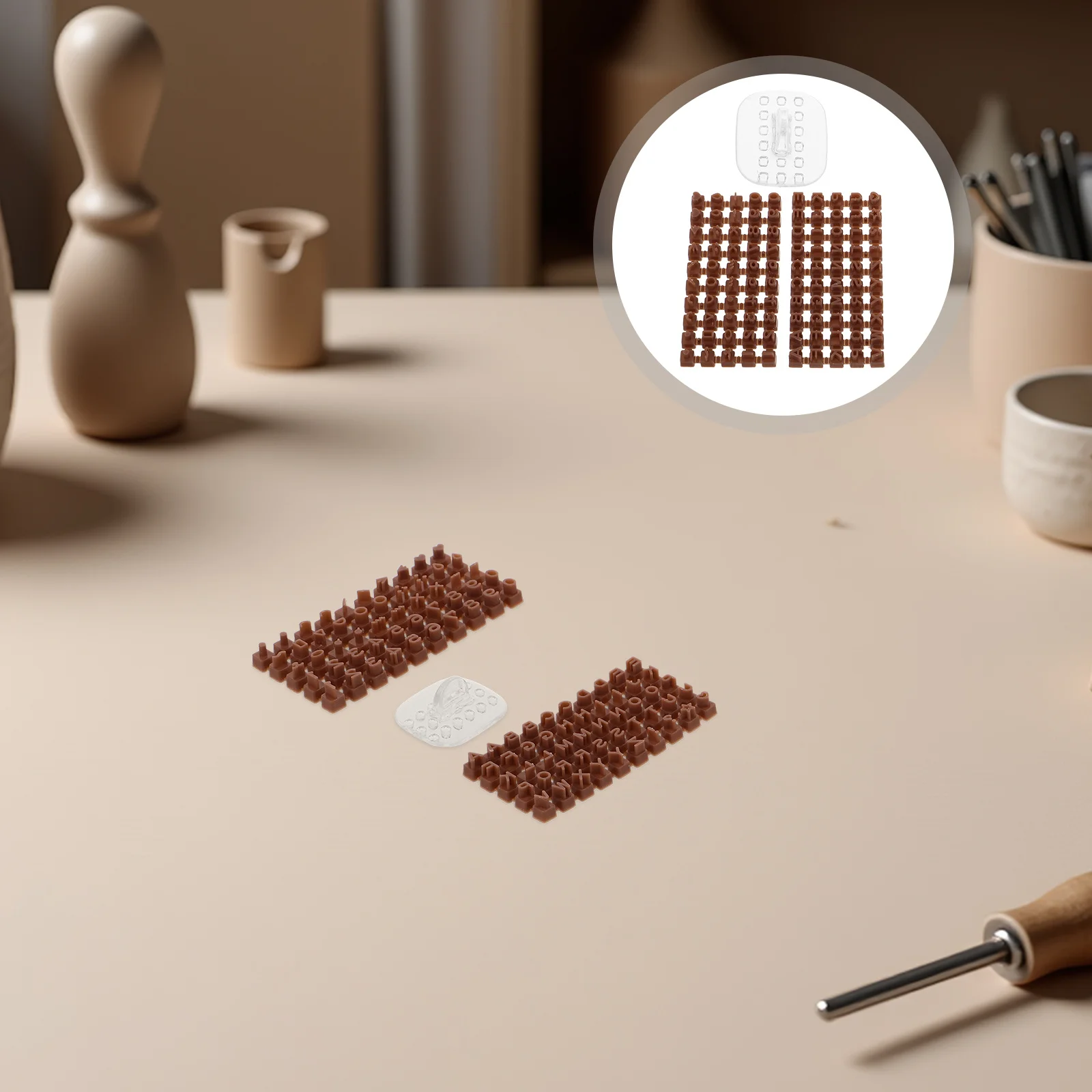 

2 Sets Alphabet Stamps For Diy Number Stamp Set Embossing Mold Craft Tool For Air Dry Projects Clay Alphabet Stamp Set Diy Clay