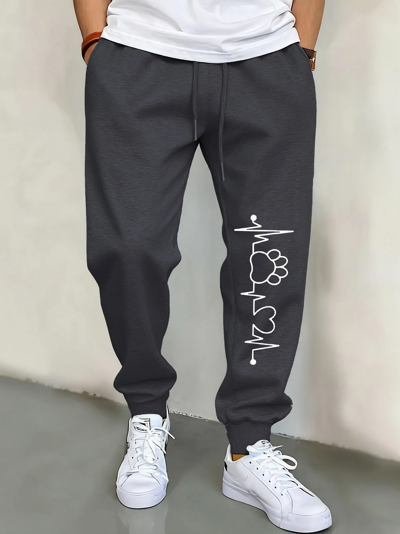 

Have Animals That Bring Joy To Oneself Design Men Basics Pant Fashion Hip Hop Trousers Fleece Drawstring Sweatpants Unisex Pants
