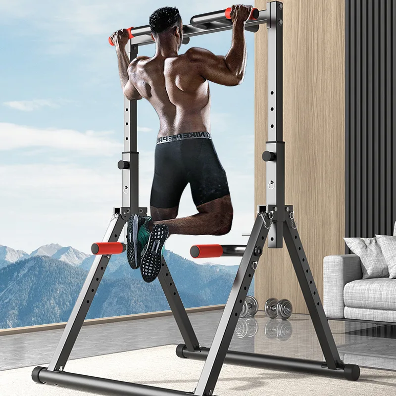 Horizontal bar and parallel bar frame Single rod floor  bar Home sporting goods Fitness equipment y
