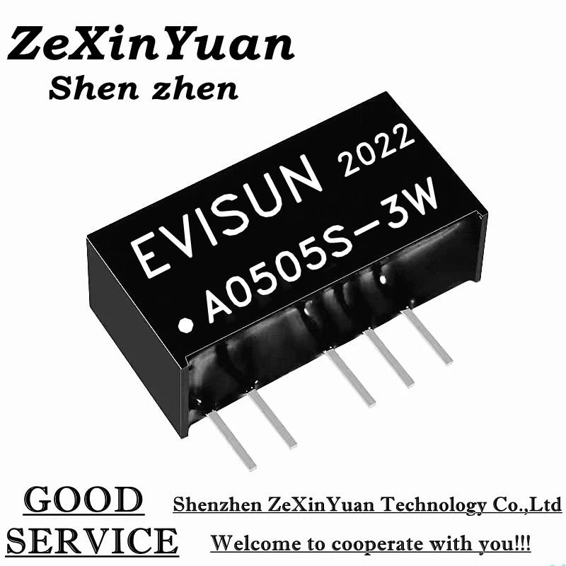 5PCS A0503S-3W A0505S-3W A0509S-3W A0512S-3W A0515S-3W A0524S-3W 5V TO 3.3V 5V 9V 12V 15V 24V 3W DC-DC isolapted power module