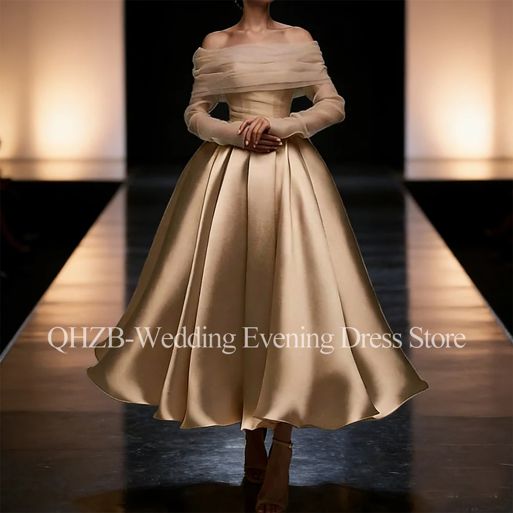 Abiti da festa lunghi eleganti personalizzati per eventi speciali Abito da sera da ballo di compleanno da donna con linea a trapezio alla caviglia senza schienale 2026