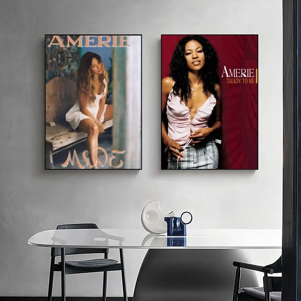 Singer Amerie Mine Poster Surprise Home Decoration Picture Wall Art for Study Living Room Decor