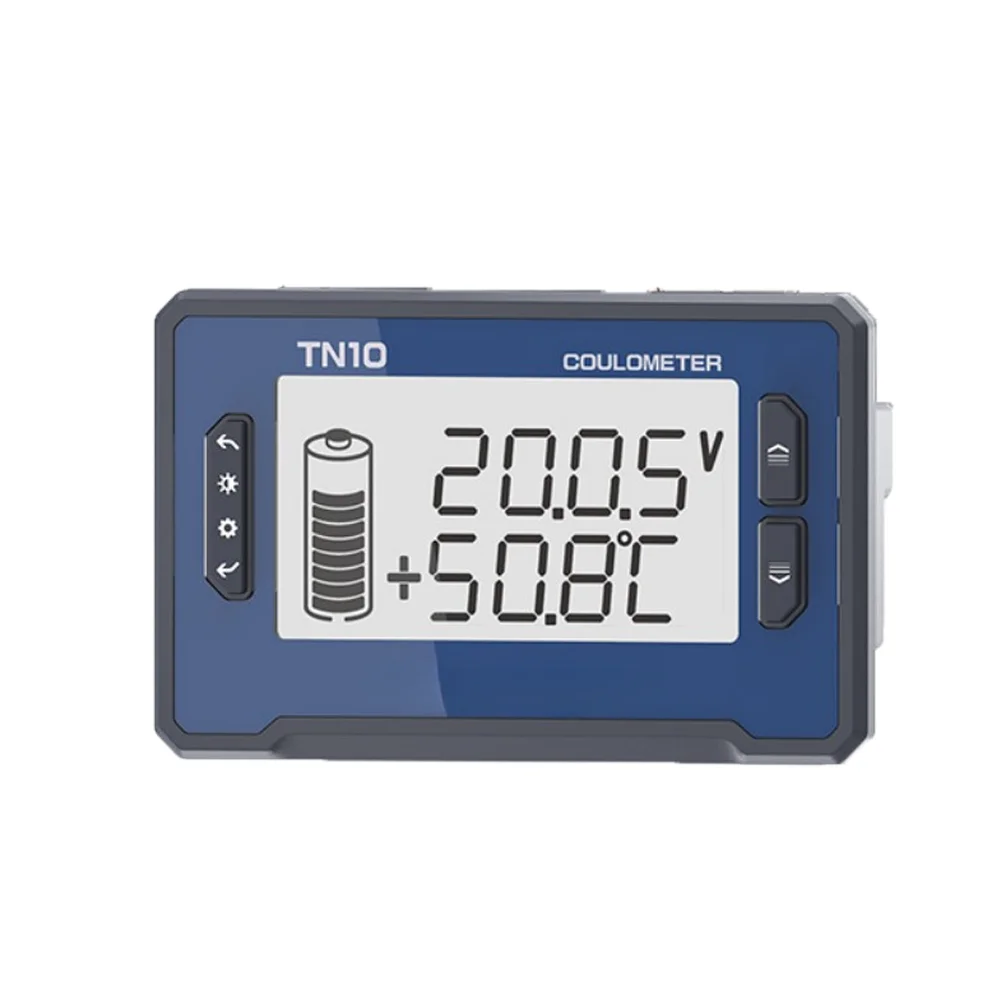 

TN10 Battery Capacity Monitor for Lithium Battery Systems Including Acid Type with Accurate Voltage Current and SOC Display