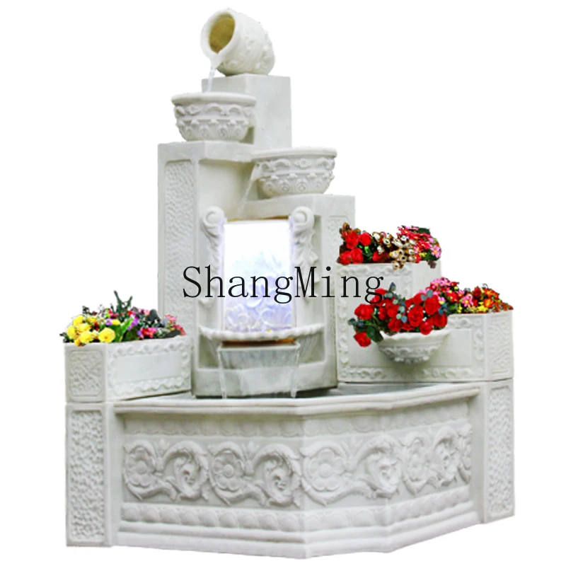 

ZYY living room running water fountain indoor rockery fish pond garden balcony floor decoration outdoor ornament
