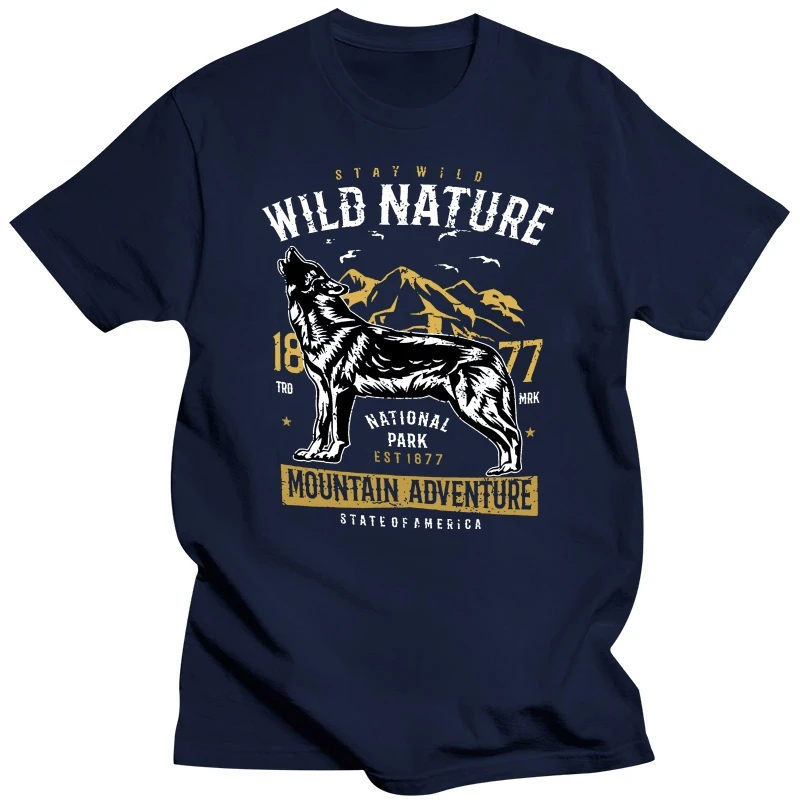 T Shirt Wild Nature Animal Tee Wolf Mens Zoo Chameleon Navajo Aztec S-3Xl Festive Tee Shirt