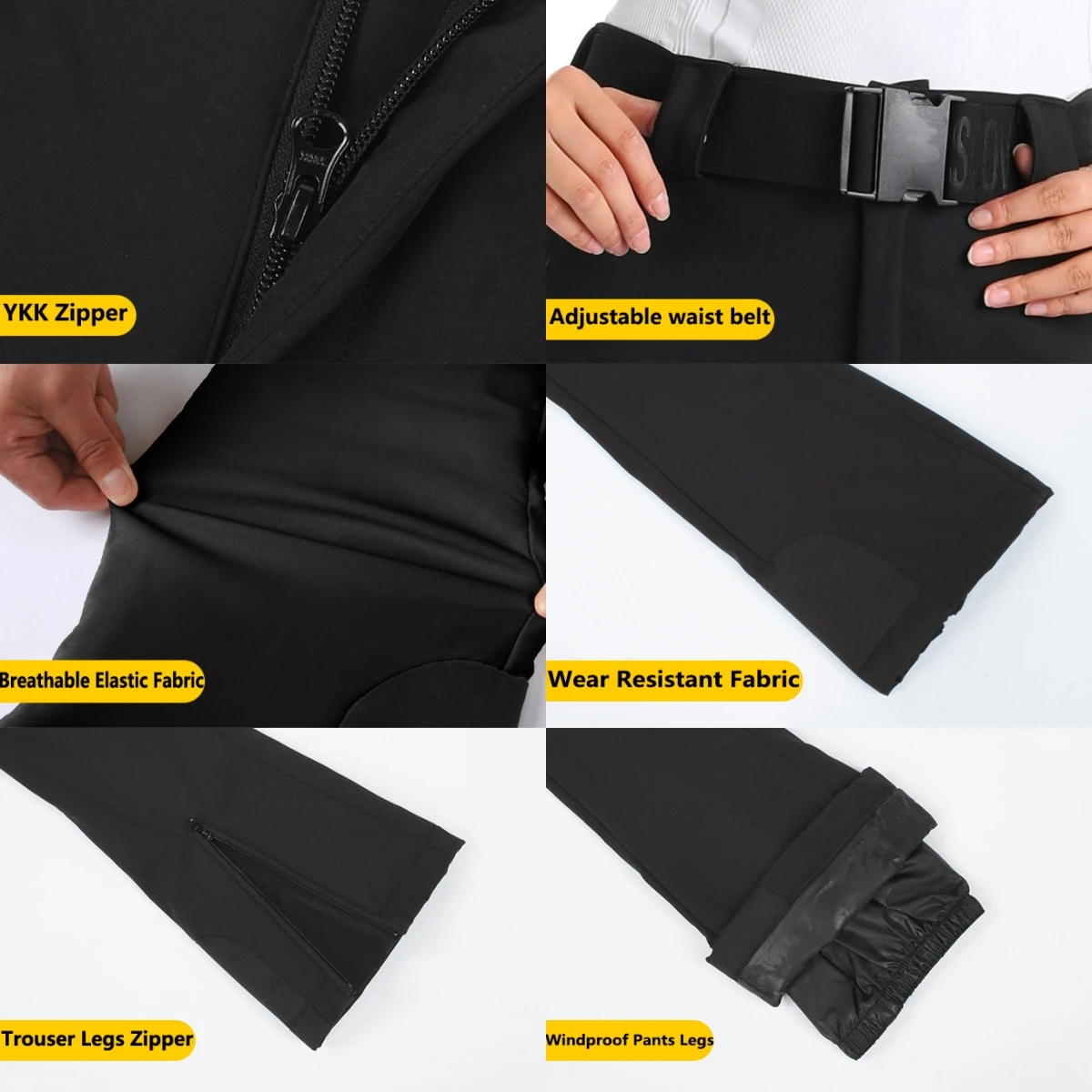 Winter neue Skihose Frauen Slim Fit Schnee hose Outdoor warme Trainings hose wind dichte Skihose wasserdichte Snowboard kleidung – Detail 2