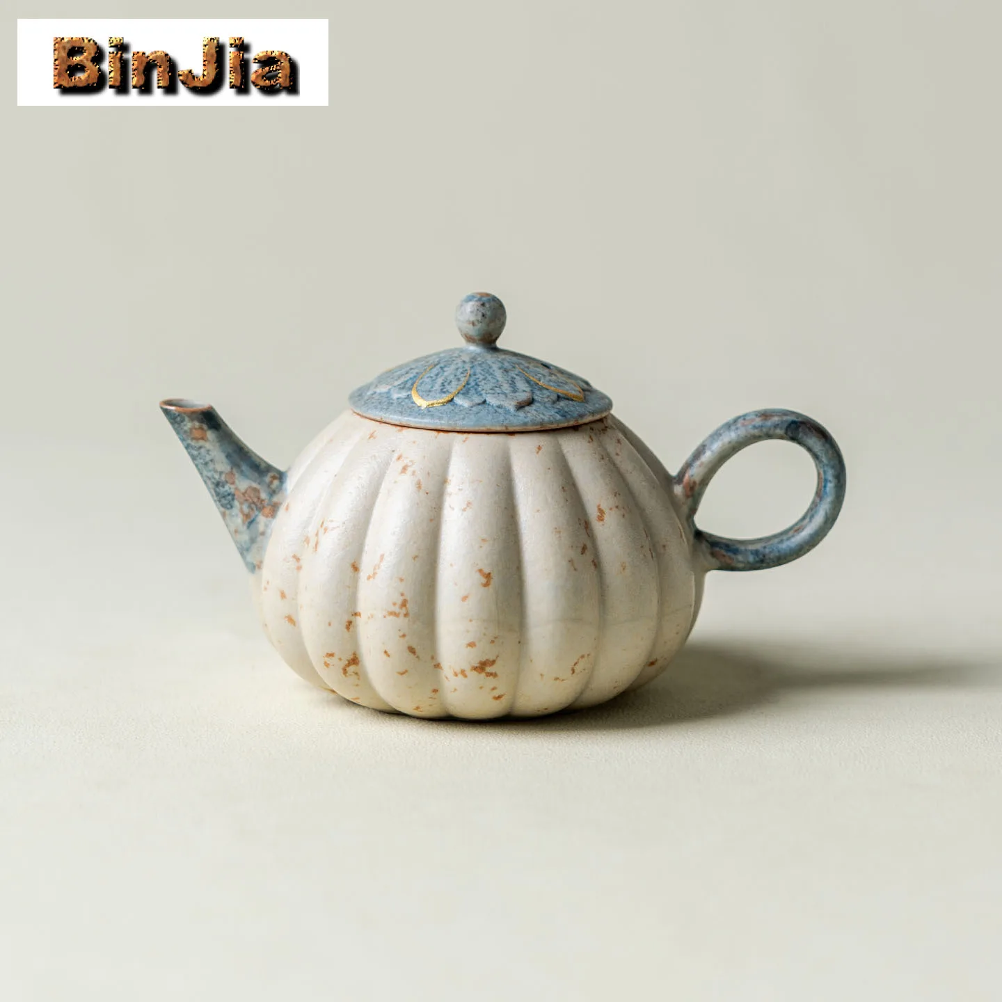 

120 мл сине-серый чайник с лепестками хризантемы, бутик, чайник для заварки чая, чайник с шариковым отверстием, коллекция чайных наборов, ремесло