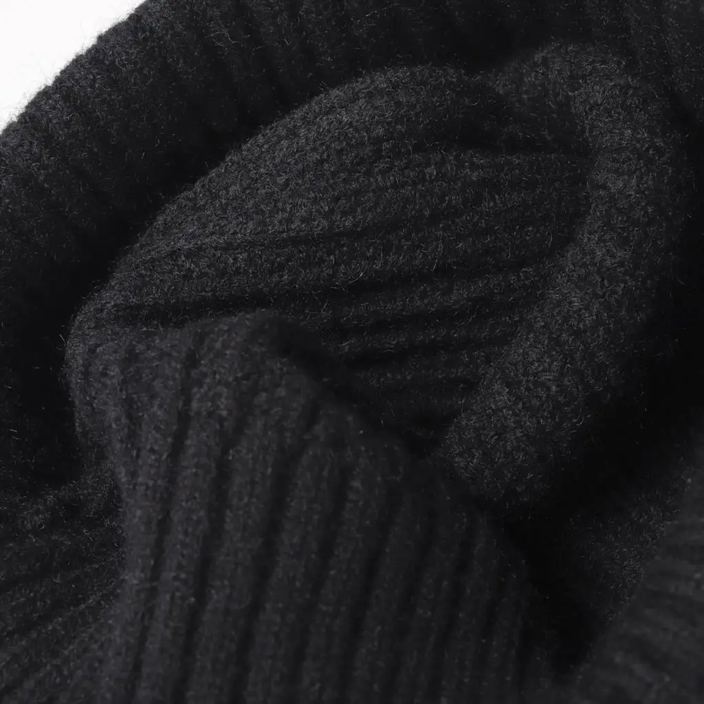 New Block Color Women\'s Hat Fashion Skullies & Beanies Autumn Winter Outdoor Warm Thick Rabbit Hair Knitted Caps For Men