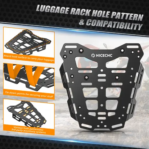 10 best sales motorcykel bakre pakethållare - №10