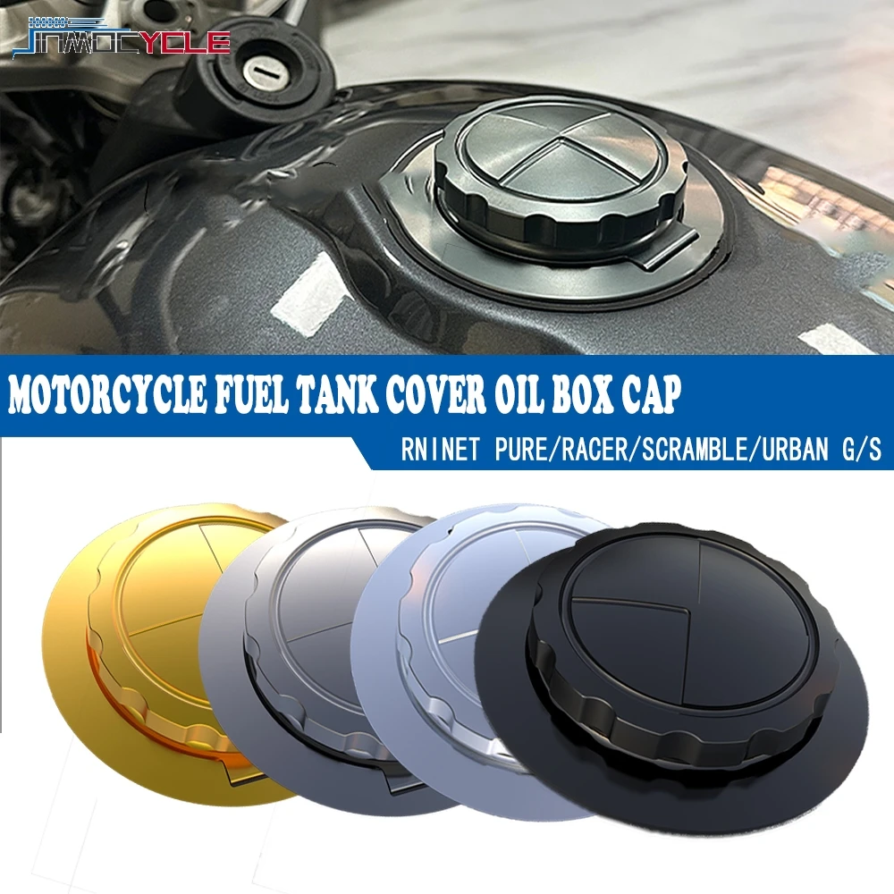 

Motorcycle CNC Fuel Tank Cap Cover Guard Protector For BMW R NINET Pure RNINET Racer R nineT Scramble Urban G/S R9T Accessories