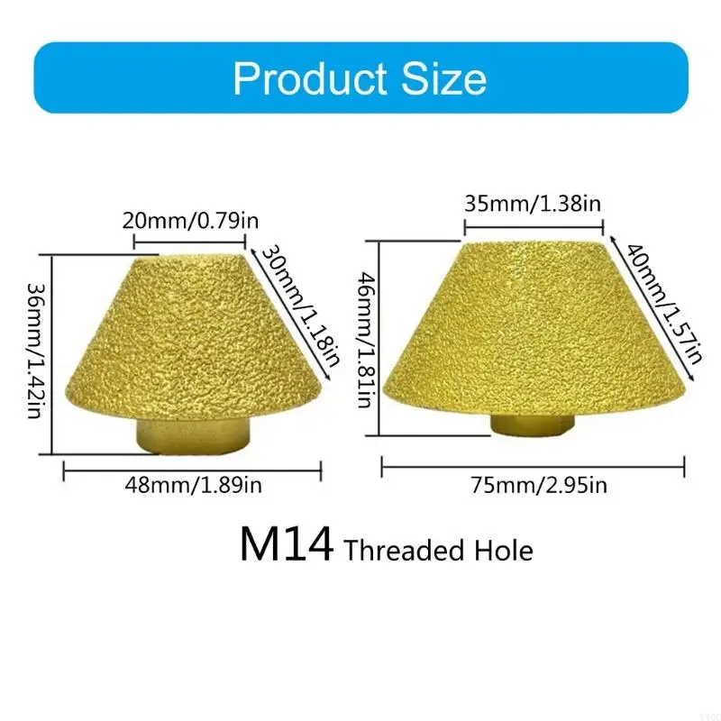 M14 Thread Countersink Deburring Tool Chamfer Bit for Drilling Metal Fabrication Y4QC