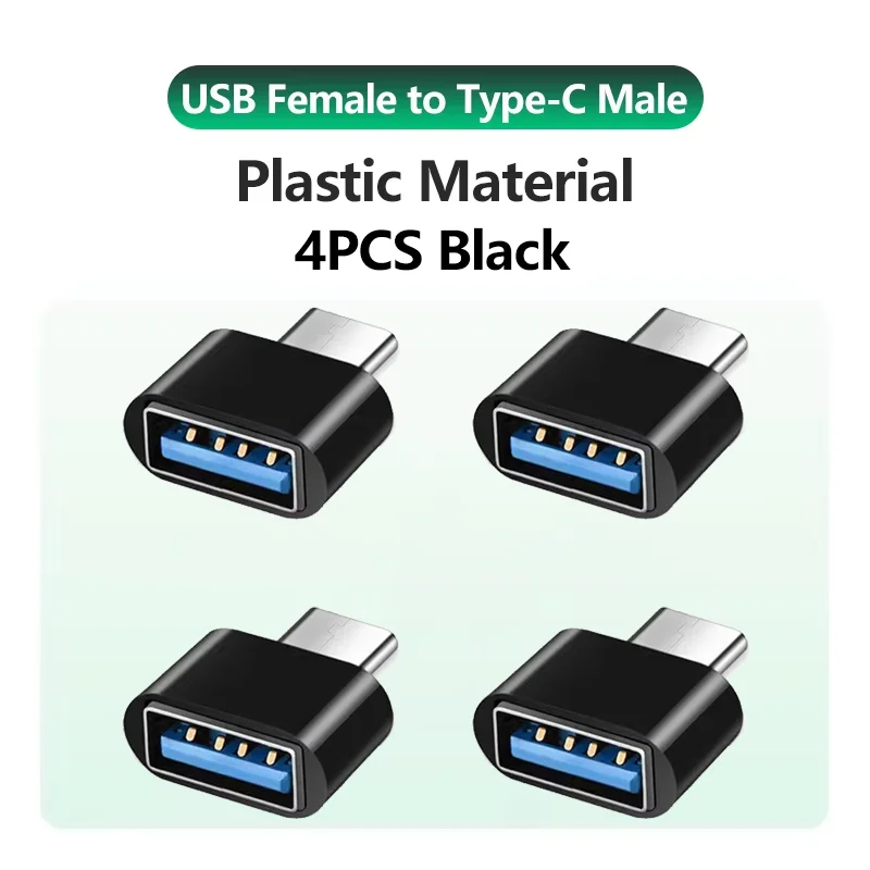 USB naar USB C-adapter voor iPhone 17 USB C Female naar USB Male Autolader Adapter Type C Converter voor Apple 16 voor Samsung Galaxy