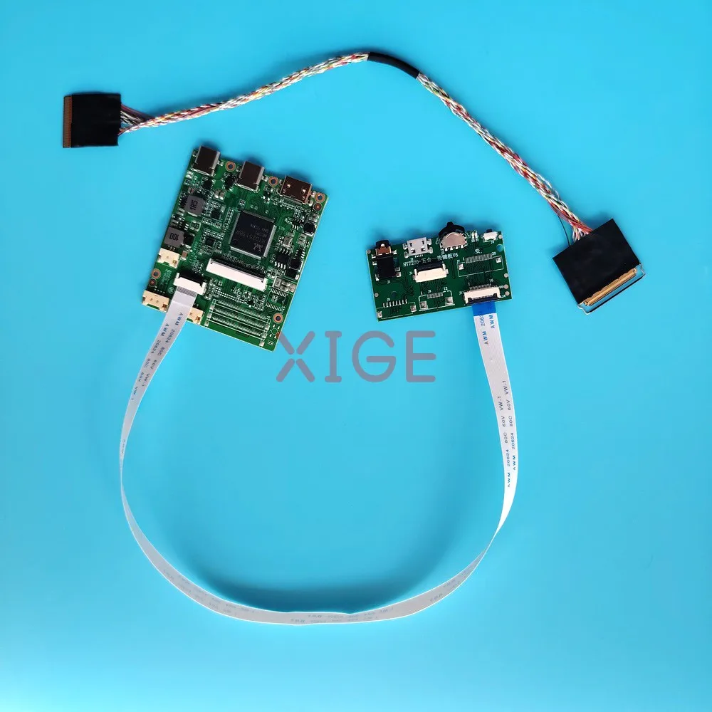Para LP125WH2-SLB1/SLT1/TLB2/TLE1 LVDS 40 Pinos 12.5 "Laptop Matrix TYPE-C 1366x768 Mini-HDMI USB-C Controlador Placa de Driver Kit DIY
