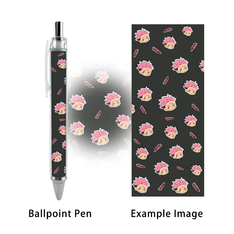 2/4PCS Ryomen Sukuna Popular Anime Two-dimensional Peripheral Customized Model Press Gel Pen School Supplies Pretty Stationery