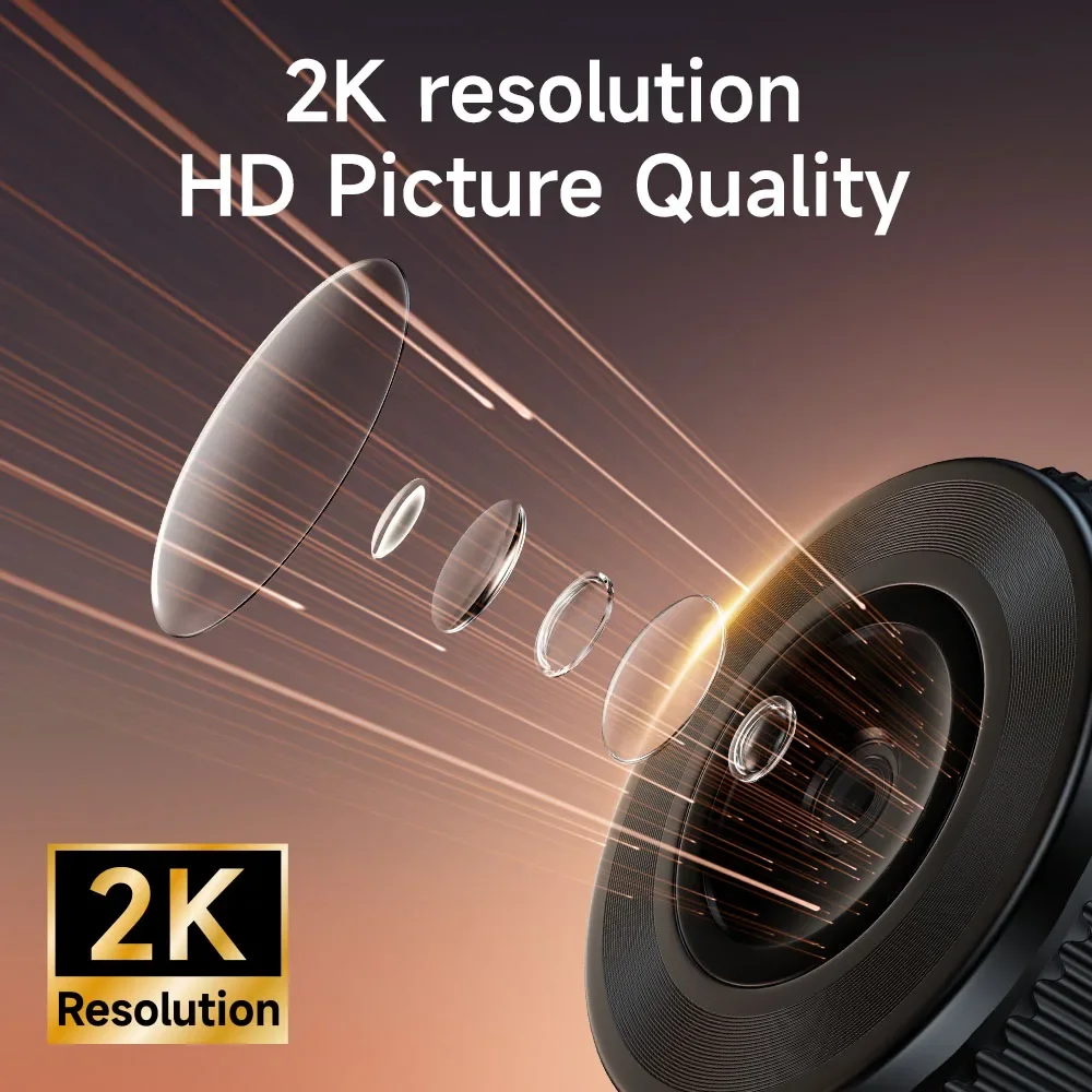 JIUYIN 2K Waterproof Motorcycle Camera Dustproof Rainproof 170° Wide Angle Lens Loop Recording WiFi Connection