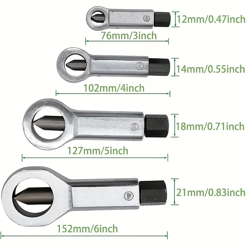 Metal Nut Splitter Tool Heavy Duty, Rusty Nut Separator for Removing Broken and Damaged Nuts Manual Pressure Tools