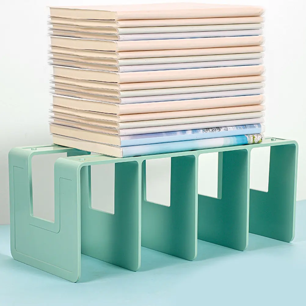 Reading Bookend Multi-Function Decorative Plastic Book Holder Office Table File Sorter Magazine Divider File Organizer