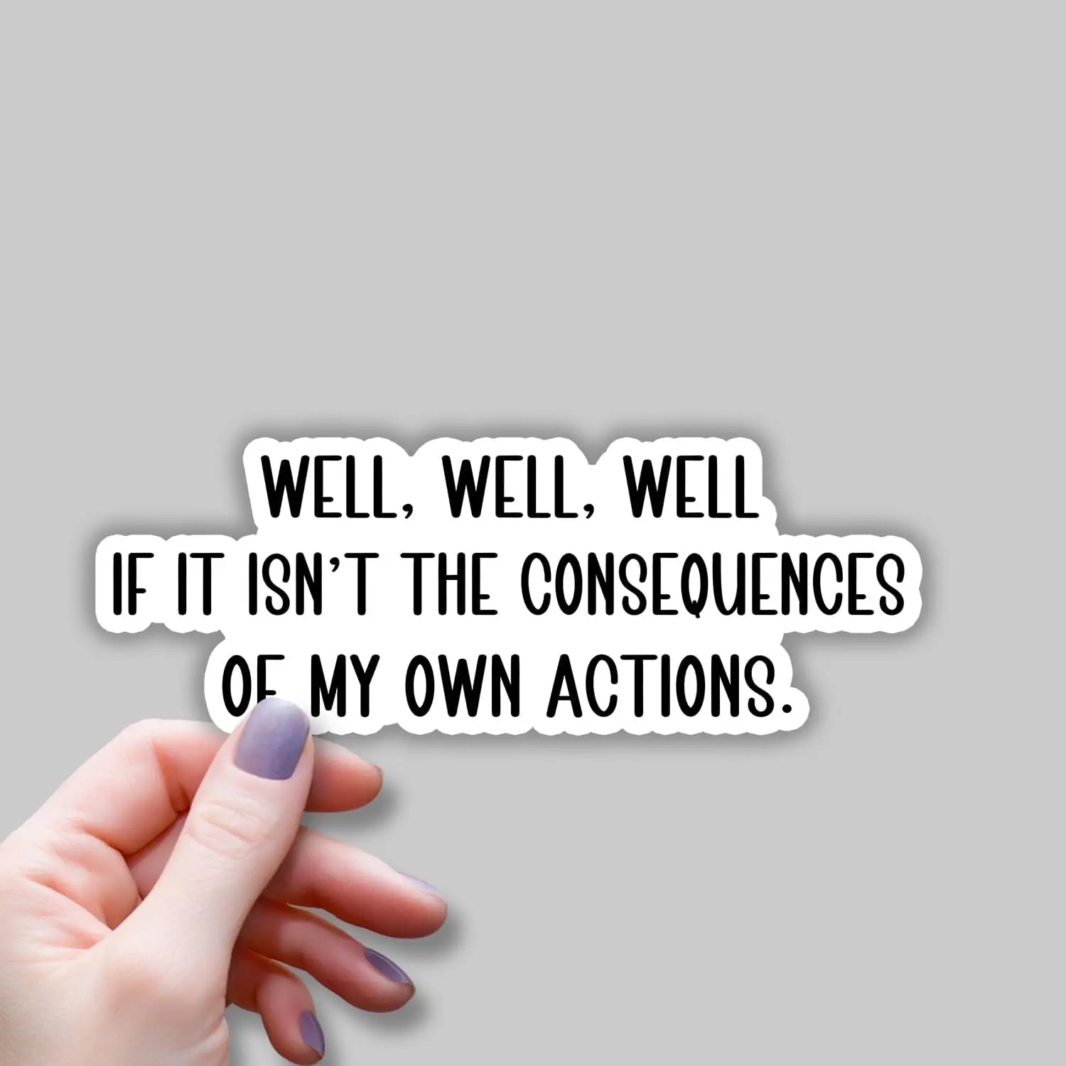 

3 шт., хорошо, если не последствия моих собственных акций, наклейка, забавная саркастическая наклейка на бутылку с водой, наклейка