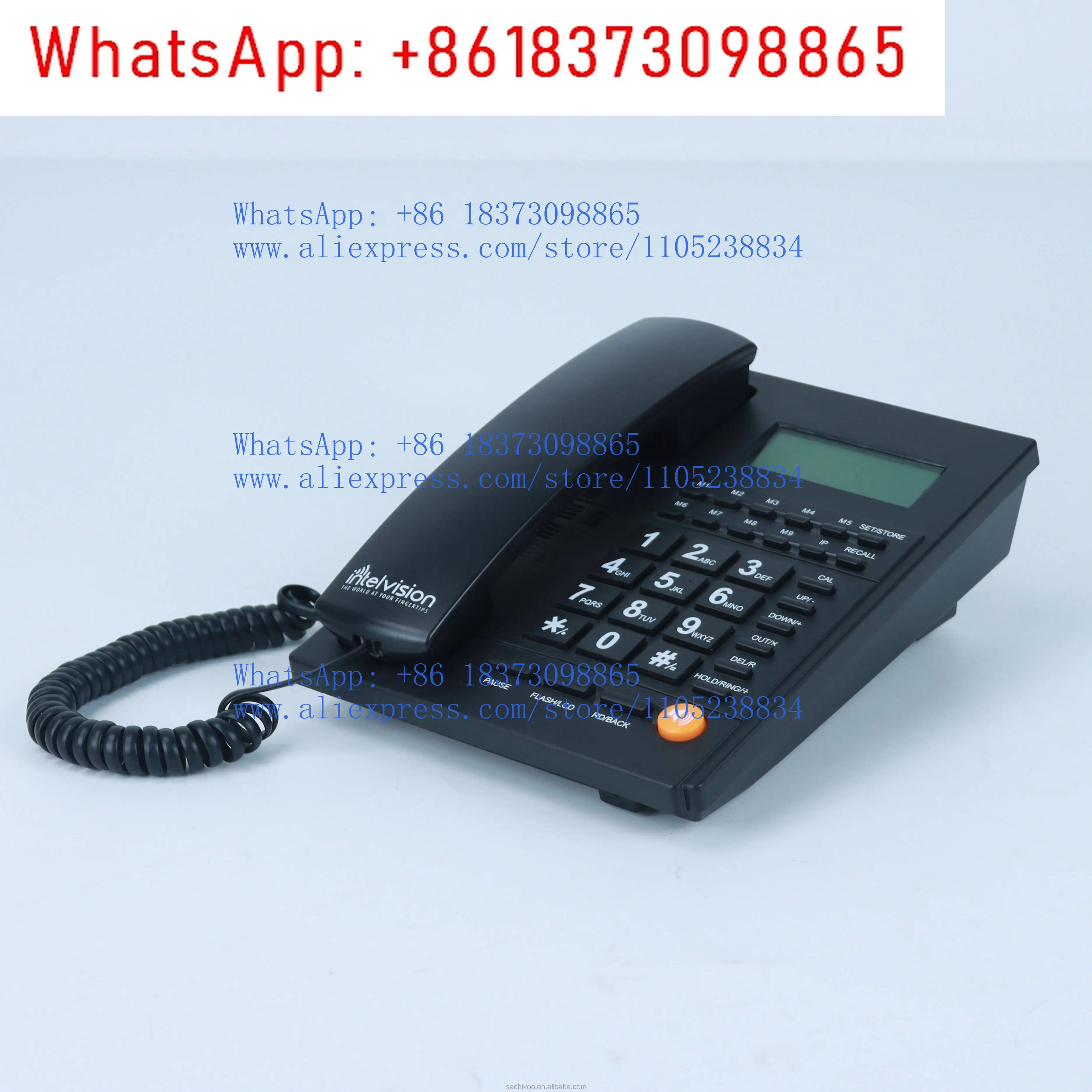 Home office Hotel rooms and guestrooms Factory-supplied newly designed wired phones with call identification