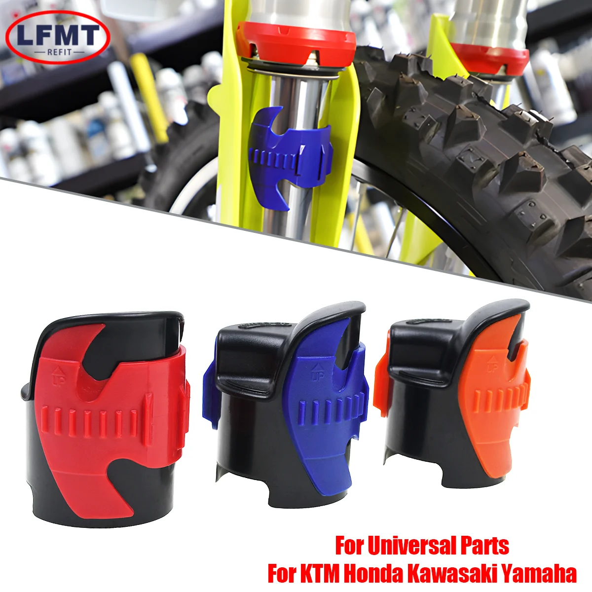 Für Vorderradgabel Stoßdämpfer Roller Universal 45-55mm Reinigungswerkzeug CRF50 CRF70 KLX BBR Motorrad Dirt Bike