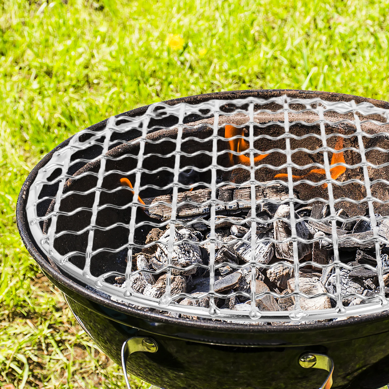 

Round Stainless Steel Bbq Grill Net Sturdy Barbecue Rack for Charcoal Electric Oven Outdoor Cooking Grill Mesh Baking Net