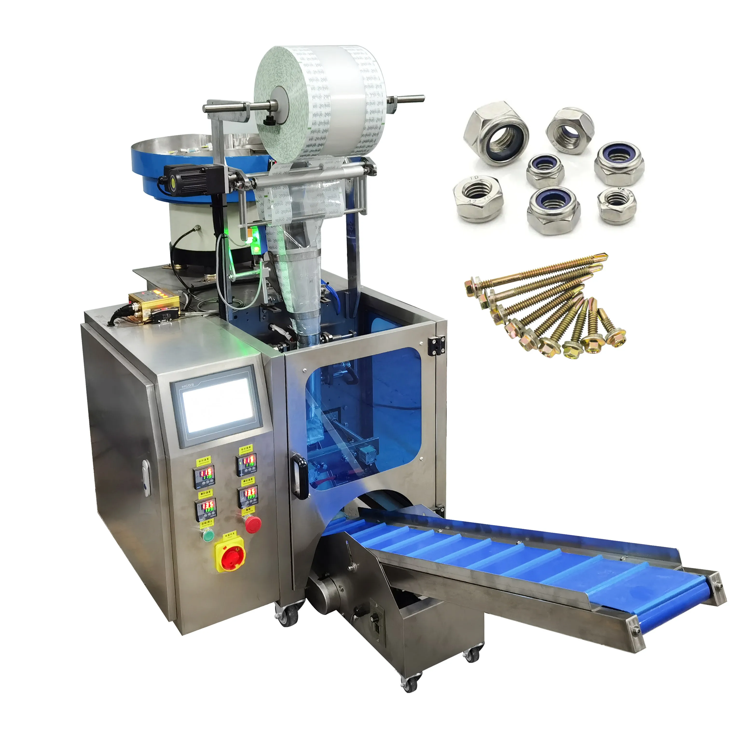 

Best Selling Automatic Vertical Nuts Screw Counting Packing Machine Self-tapping fastener Bolt vibrating packing machine